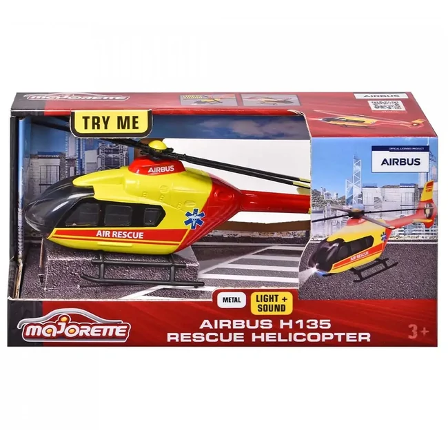 Majorette: Airbus H135 mentőhelikopter fénnyel és hanggal – Simba Toys