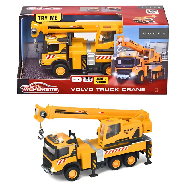 Majorette: Volvo darus teherautó fénnyel és hanggal 22 cm – Simba Toys