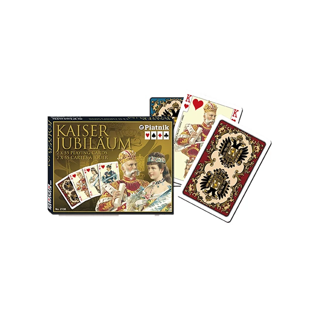 Luxus römi kártya – Kaiser Jubiläum 2×55 lap – Piatnik