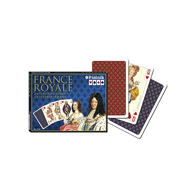 Luxus römi kártya – France Royale 2×55 lap – Piatnik