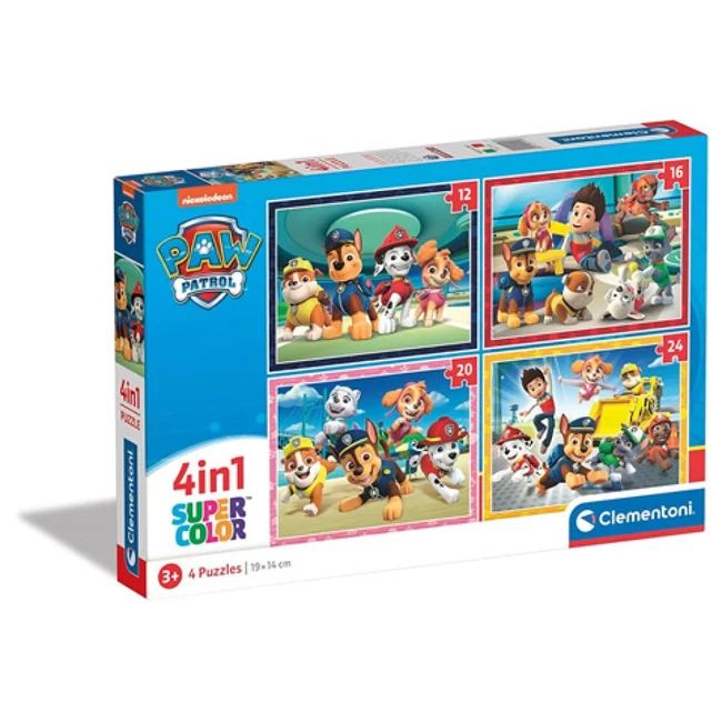 Mancs őrjárat 4 az 1-ben puzzle – Clementoni