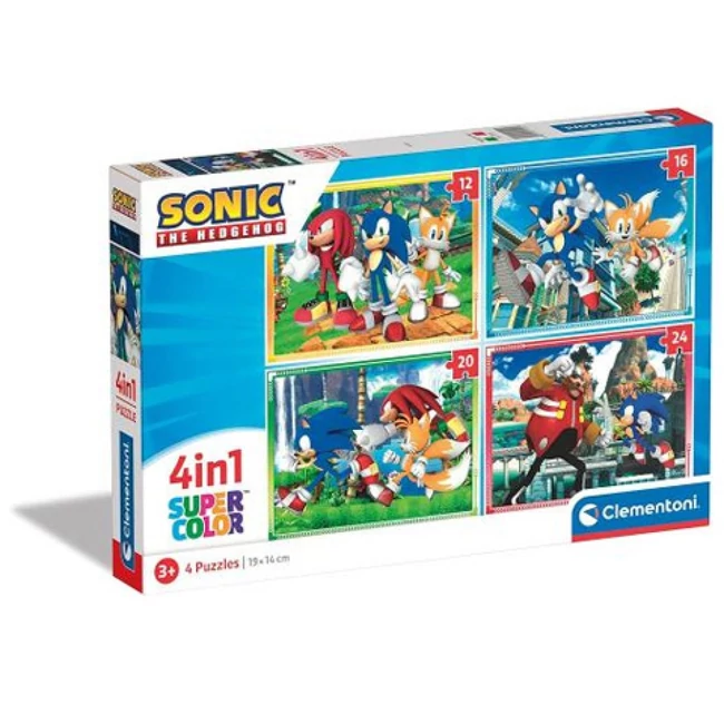 Sonic 4 az 1-ben puzzle – Clementoni