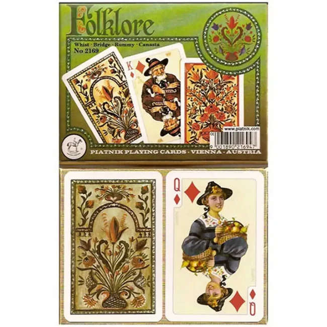 Luxus römi kártya – Folklore 2×55 lap – Piatnik
