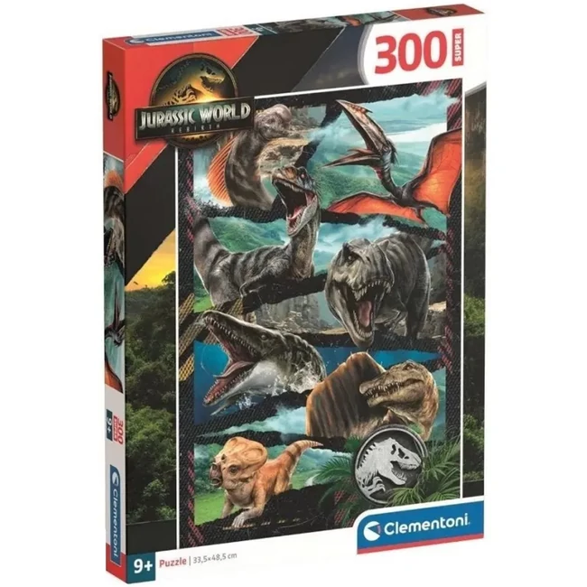 Jurassic World Újjászületés őslények támadása 300 db-os puzzle – Clementoni