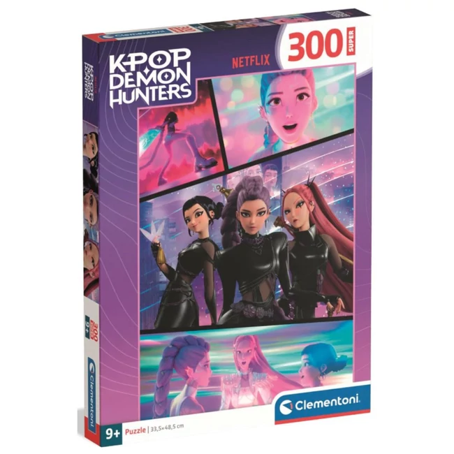 K-pop démonvadászok Super puzzle 300 db-os – Clementoni