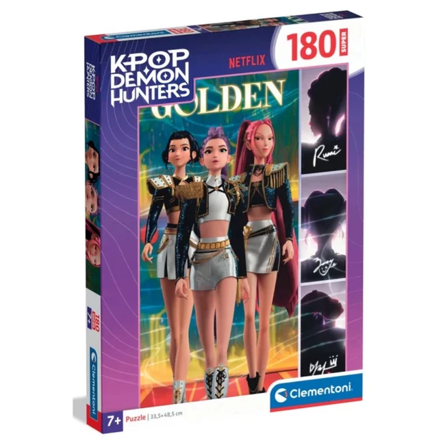 K-pop démonvadászok Super puzzle 180 db-os – Clementoni
