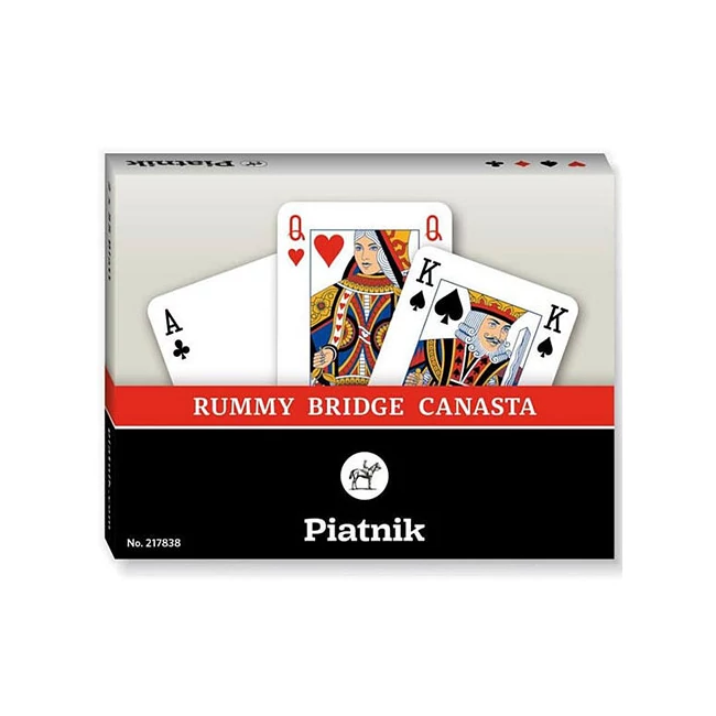 Standard Römi kártya, dupla csomag 2×55 lap – Piatnik