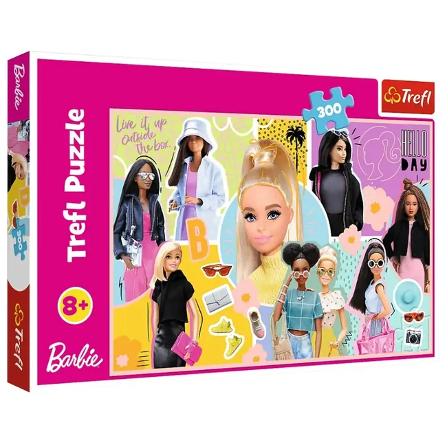 Barbie: A kedvenc Barbie babád 300 db-os puzzle – Trefl