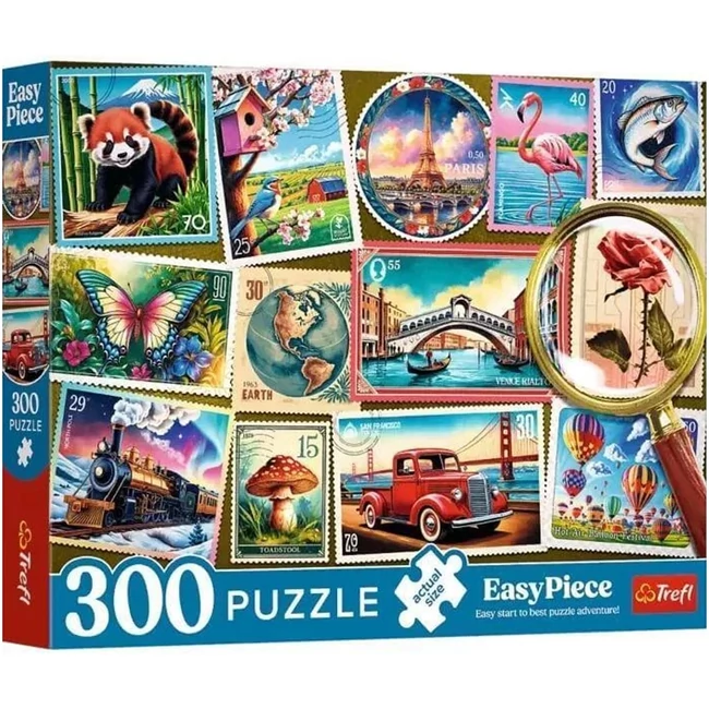 Bélyeggyűjtemény Easy Piece 300 db-os puzzle – Trefl
