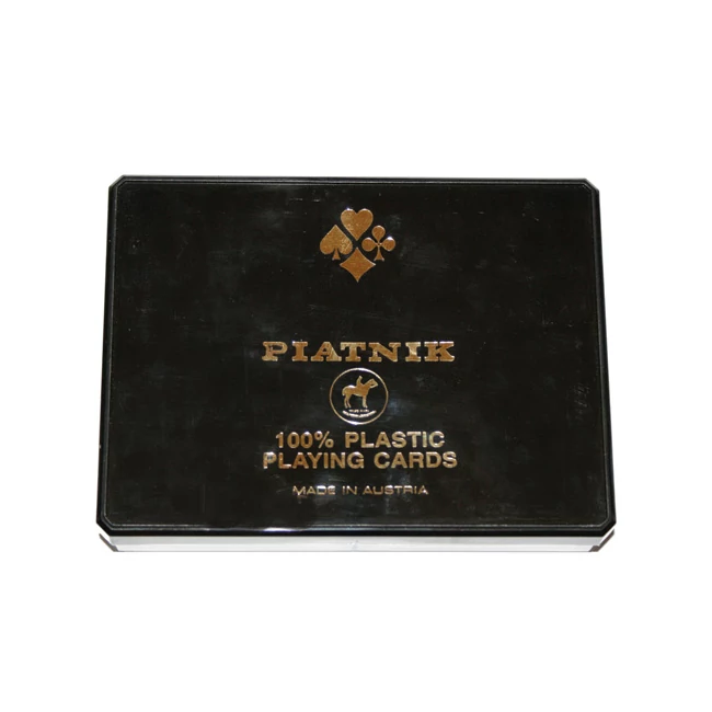 100% plasztik römi 2*55 lap – Piatnik
