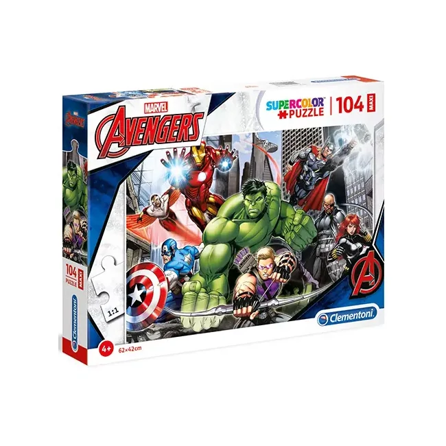 Marvel Bosszúállók 104 db-os Maxi Puzzle – Clementoni