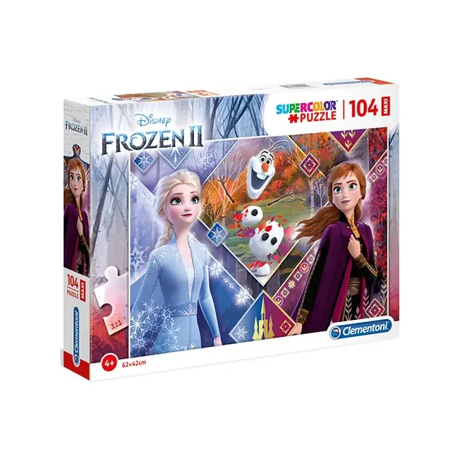 Jégvarázs 2 Anna és Elza hercegnők 104 db-os Maxi Puzzle – Clementoni