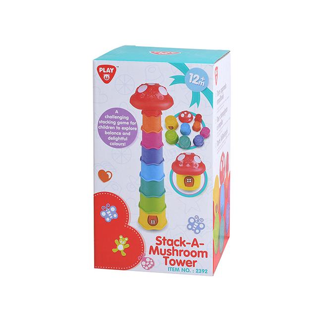 Playgo: Gombaház toronyépítő játék