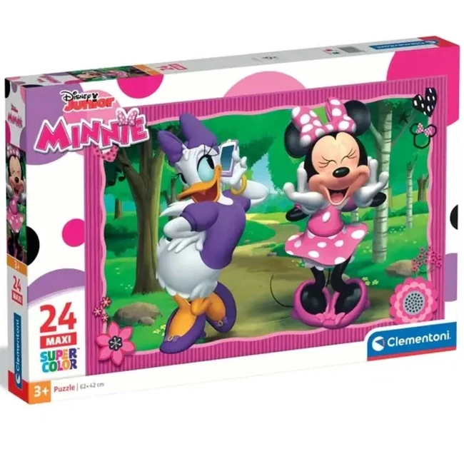 Disney Minnie egér 24 db-os maxi supercolor puzzle – Clementoni