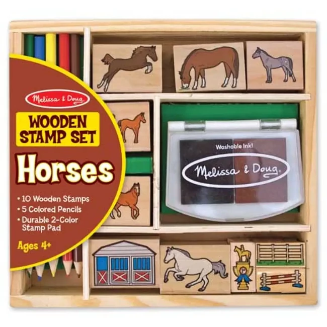 Lovak fa nyomdakészlet – Melissa & Doug