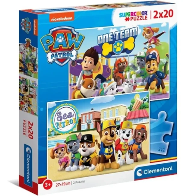 Mancs Őrjárat 2×20 db-os puzzle – Clementoni