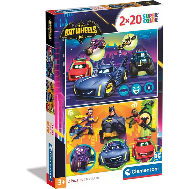 Batwheels 2×20 db-os Supercolor puzzle – Clementoni