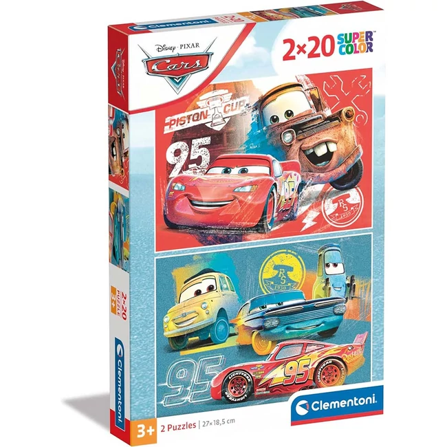 Verdák 2×20 db-os Supercolor puzzle – Clementoni