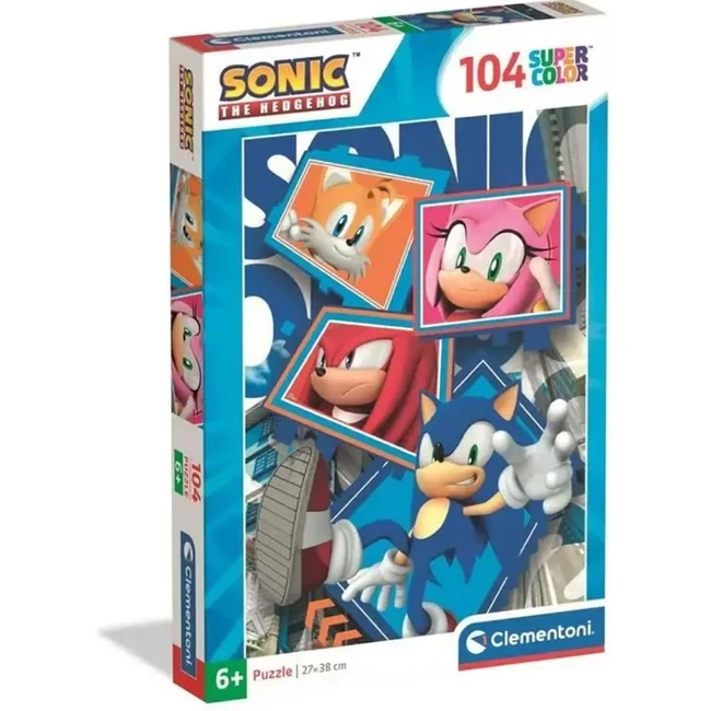 Sonic 104 db-os supercolor puzzle – Clementoni