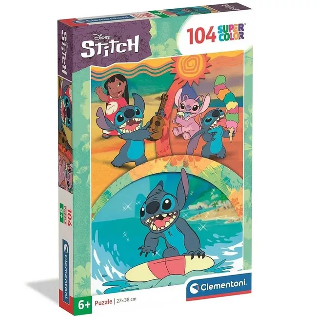 Disney Stitch A csillagkutya supercolor 104 db-os puzzle – Clementoni