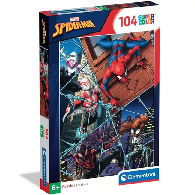 Pókember a multiverzum hősei 104 db-os supercolor puzzle – Clementoni