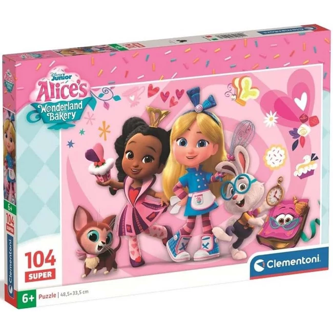 Alice Csodaország cukrászdája 104 db-os super puzzle – Clementoni