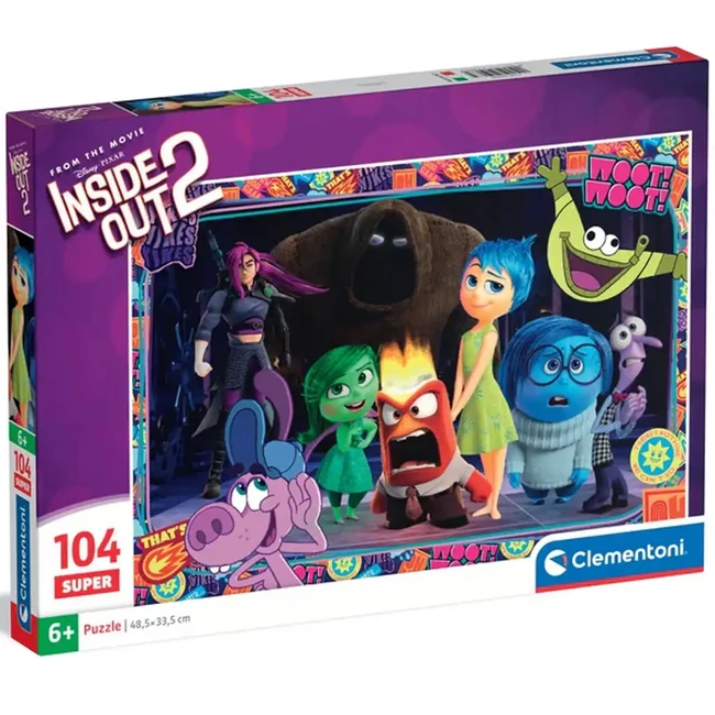 Agymanók 2 új érzelmek birodalma 104 db-os puzzle – Clementoni