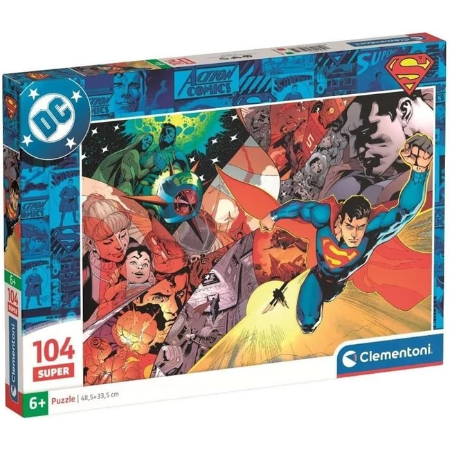 DC Comics Superman hősi pillanatok 104 db-os puzzle – Clementoni