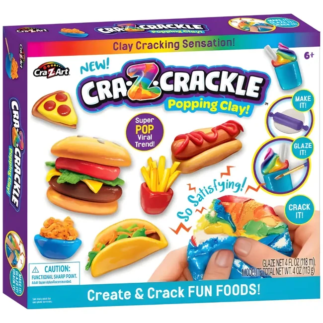Cra-Z-Art: Create & Crack – Nasigyár roppanós gyurmával és kiegészítőkkel