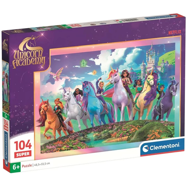 Unikornis Akadémia varázslatos küldetés 104 db-os puzzle – Clementoni