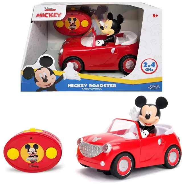 Mickey egér RC távirányírós Mickey Roadster 1/24-es méretarány 2,4 GHz – Simba Toys