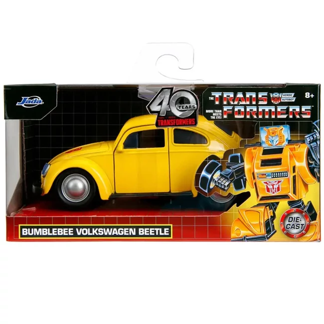 Transformers: Bumblebee VW Beetle autómodell 1/32 – Simba Toys