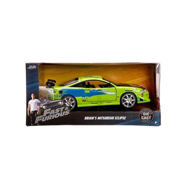 Halálos iramban: Brian's Mitsubishi Eclipse autómodell 1/24 – Simba Toys