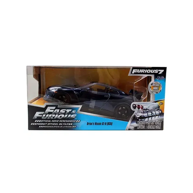 Halálos iramban: Brian's Nissan GT-R (R35) autómodell 1/24 – Simba Toys