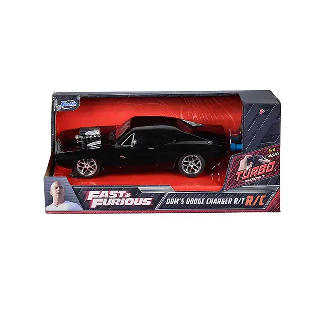Halálos iramban: RC Dom's Dodge Charger R/T távirányítós autó 1/24 – Simba Toys