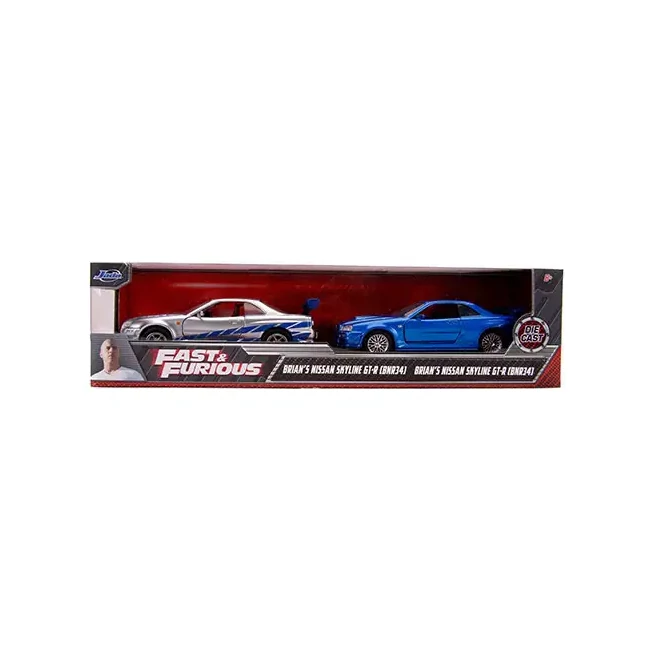 Halálos iramban: Twin Pack 2 db-os autómodell csomag 1/32 – Simba Toys