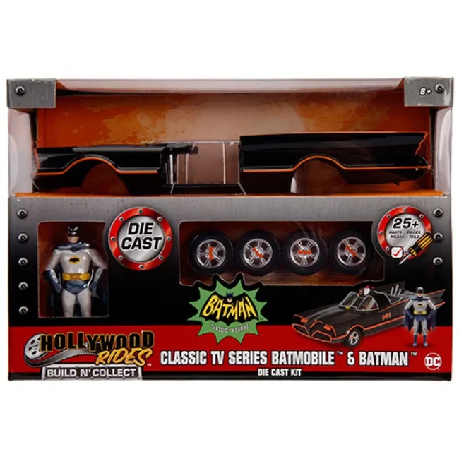 Batman: Animated Classic TV Batmobile összeszerelhető fém autó 1/24 – Simba Toys