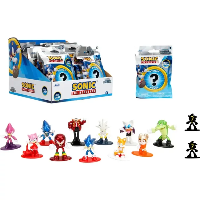 Sonic a sündisznó meglepetés nano metálfigurák 1 db – Simba Toys