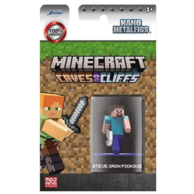 Minecraft: Caves&Cliffs Nano Metalfigs fém figura meglepetés csomag – Simba Toys