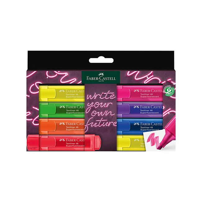Faber-Castell: Szövegkiemelő 1546 8 db-os készlet neon színekkel