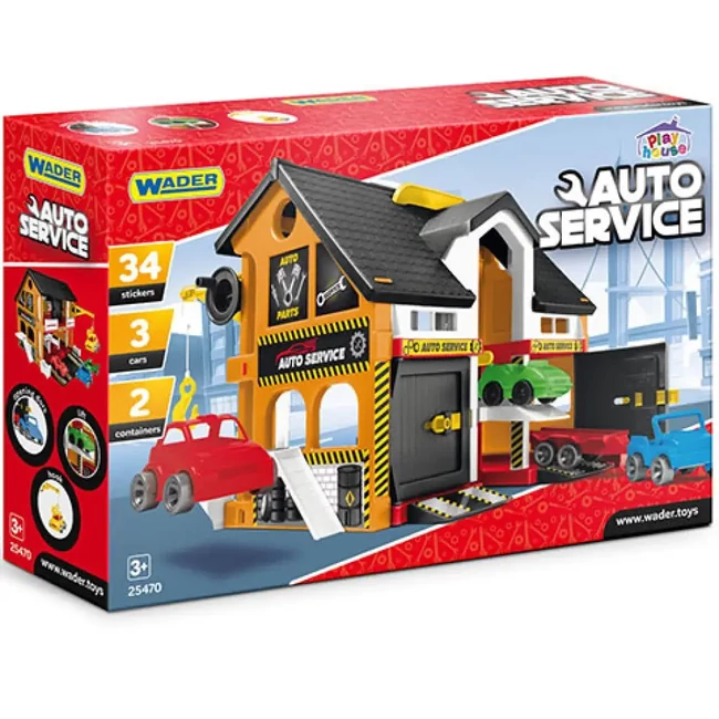 Play House Autós szerelőműhely játékszett – Wader