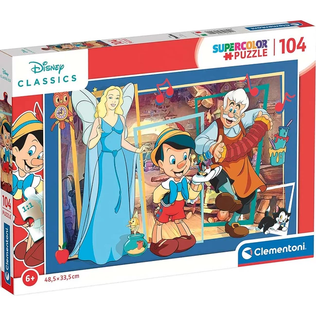 Disney Pinokkió 104 db-os Super puzzle – Clementoni