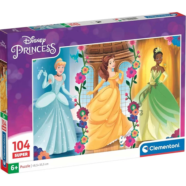 Disney Hercegnők 104 db-os Super puzzle – Clementoni