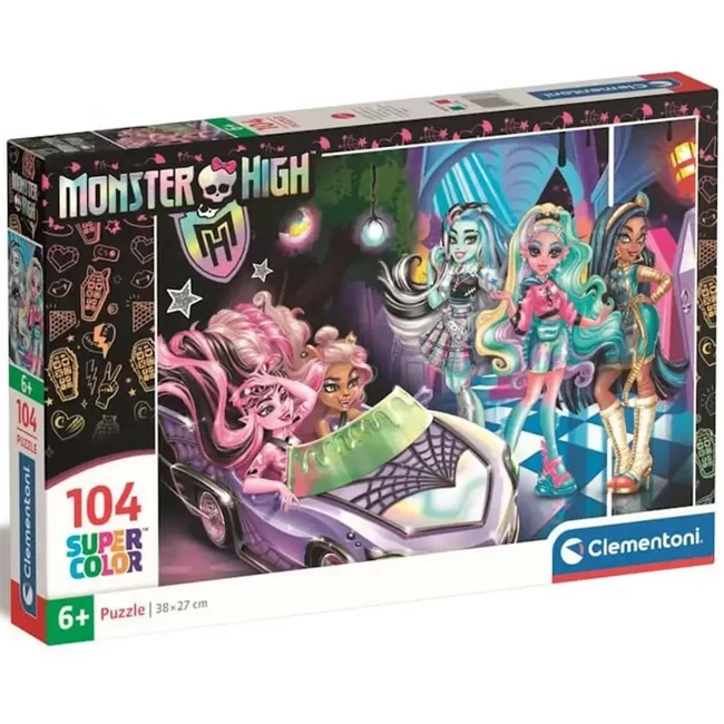 Monster High 2 104 db-os supercolor puzzle – Clementoni