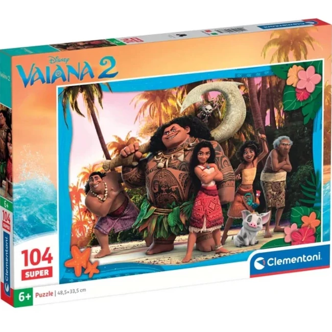 Disney Vaiana 2 104 db-os Super puzzle – Clementoni