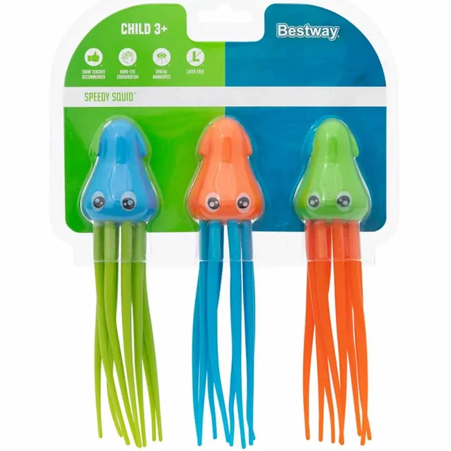 Bestway: Speedy Squid™ polipos búvárfigura szett 3 db-os készlet