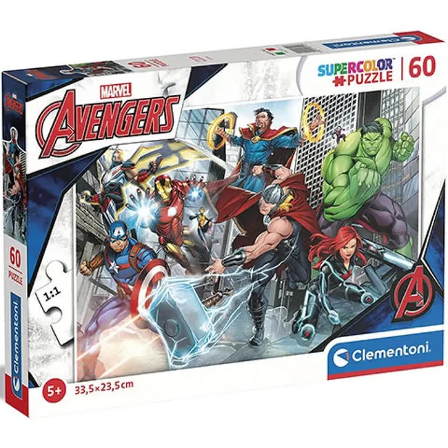 Marvel Bosszúállók Supercolor puzzle 60 db-os – Clementoni