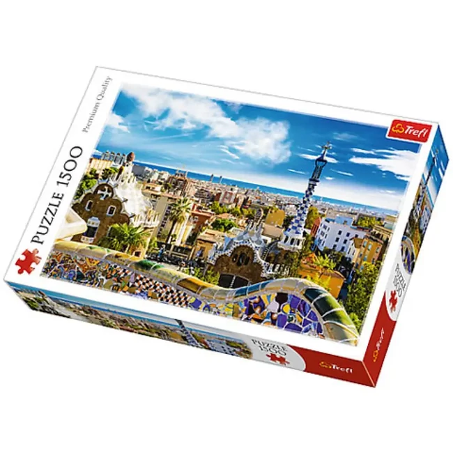 Park Güell, Barcelona 1500 db-os puzzle – Trefl