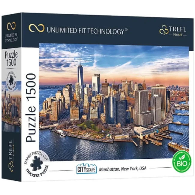 Manhattan, New York 1500 db-os puzzle – Trefl