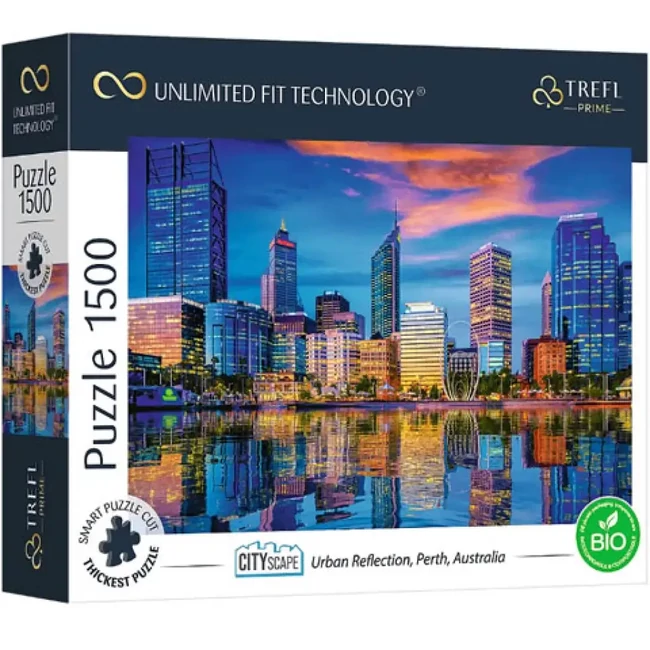 Városi fények Pearth, Ausztrália 1500 db-os puzzle – Trefl